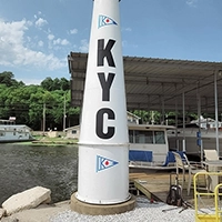 Keokuk Yacht Club Light House