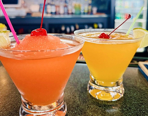 KYC Mango and Mai Tai Slushy Cocktails